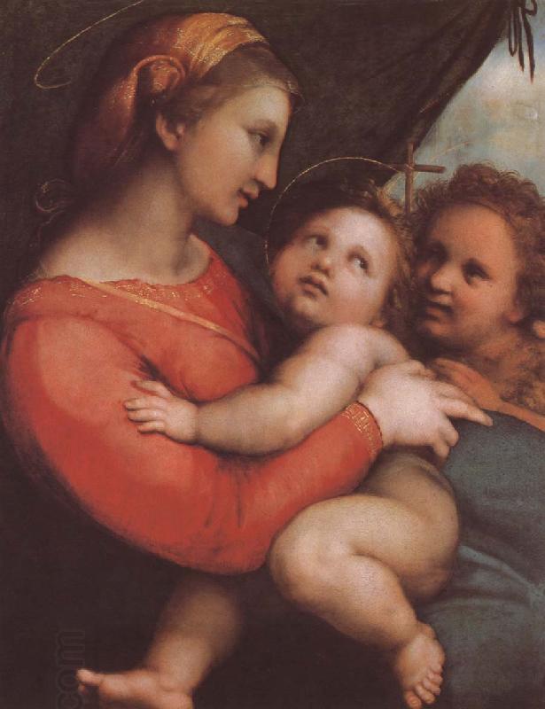 RAFFAELLO Sanzio The virgin mary and younger John China oil painting art